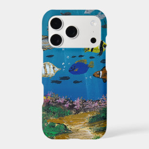Handmade artwork- ocean depths iPhone 17 pro case