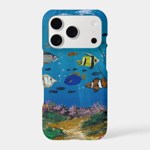 Handmade artwork - Ocean Depths iPhone 17 Pro Case