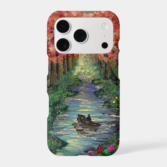 Handmade artwork - Orang trees  iPhone Case (Back)