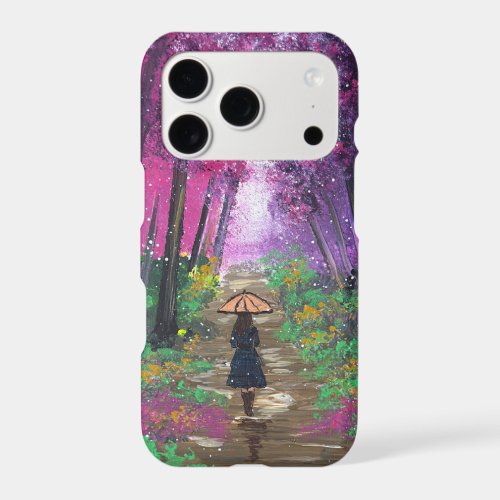 Handmade artwork-Walking alone  iPhone 17 Pro Case