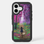 Handmade artwork-Walking alone  iPhone 16 Case