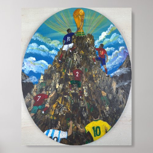 Handmade artwork- World Cup  Foam Core Photo Tile