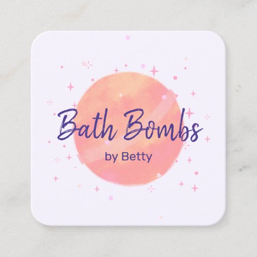 Handmade Bath Bombs Calling Card