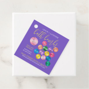 Handmade Bath Shower Bombs Beauty Gift Products Favor Tags