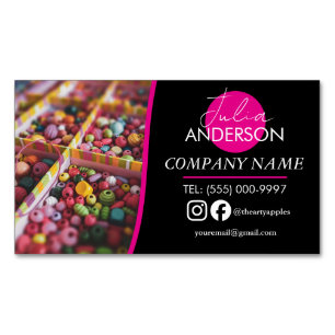 Handmade Beaded Jewelry Business Card Bead Artist