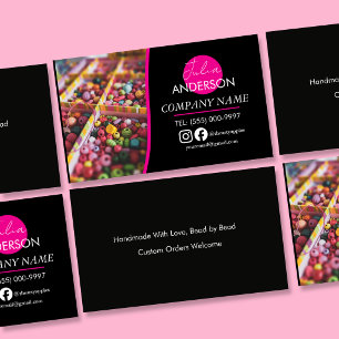 Handmade Beaded Jewelry Business Card Bead Artist