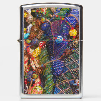 Handmade Beadwork Still Life Zippo Lighter