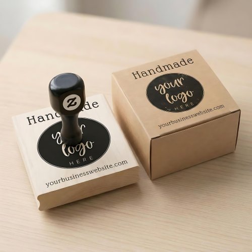 Handmade Business Logo Website Custom Rubber Stamp