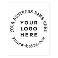 Large Personalized Homemade Logo Custom Rubber Stamp
