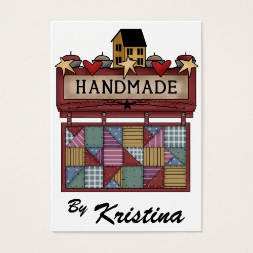 Handmade By Business / Enclosure Card - SRF Business Card