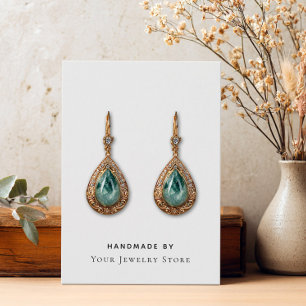 Handmade By Earring Business Cards