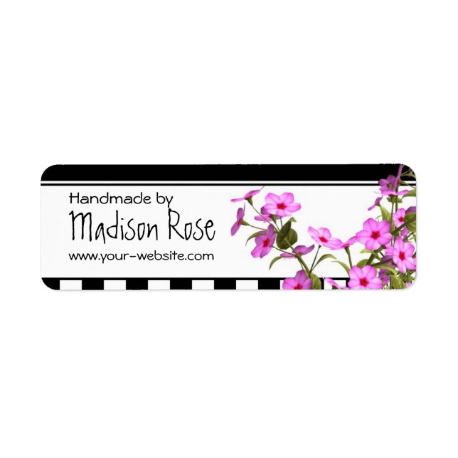 Handmade by - labels (Front)