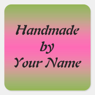 Handmade by Template sticker