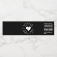 Handmade by Your Name Product Wrap Around Label