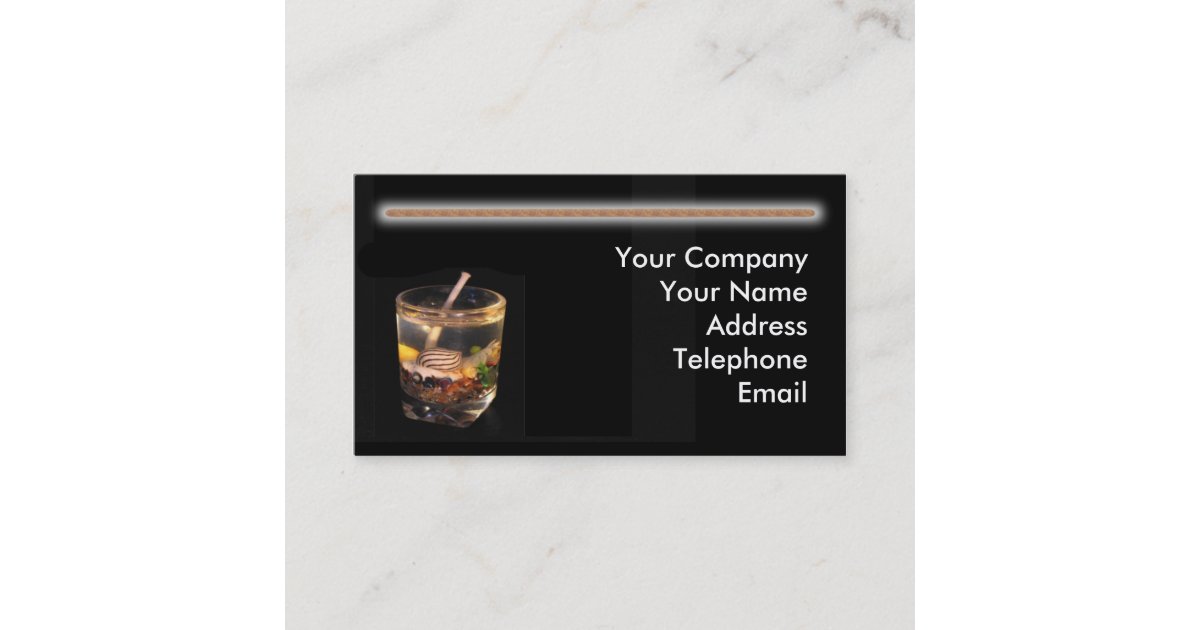Handmade Candle Making Business Card Zazzle