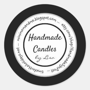 Handmade Candles Labels