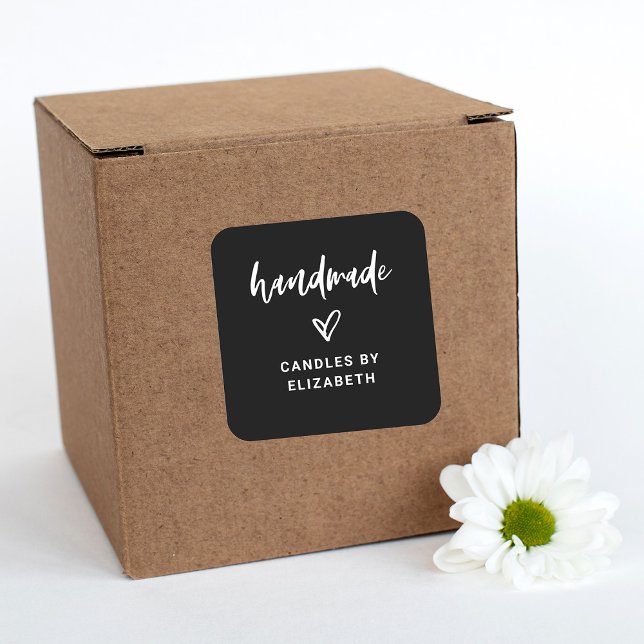 Handmade | Casual Script Packaging Product Label (Creator Uploaded)