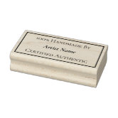 Certificate of Authenticity Limited Edition Art Rubber Stamp
