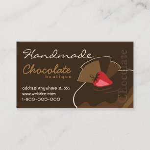 Handmade Chocolate Business Card