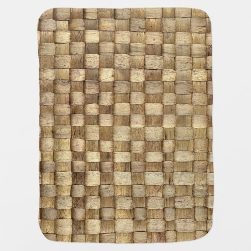 Handmade Craft Basket Seamless Texture Baby Blanket