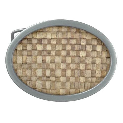 Handmade Craft Basket Seamless Texture Belt Buckle