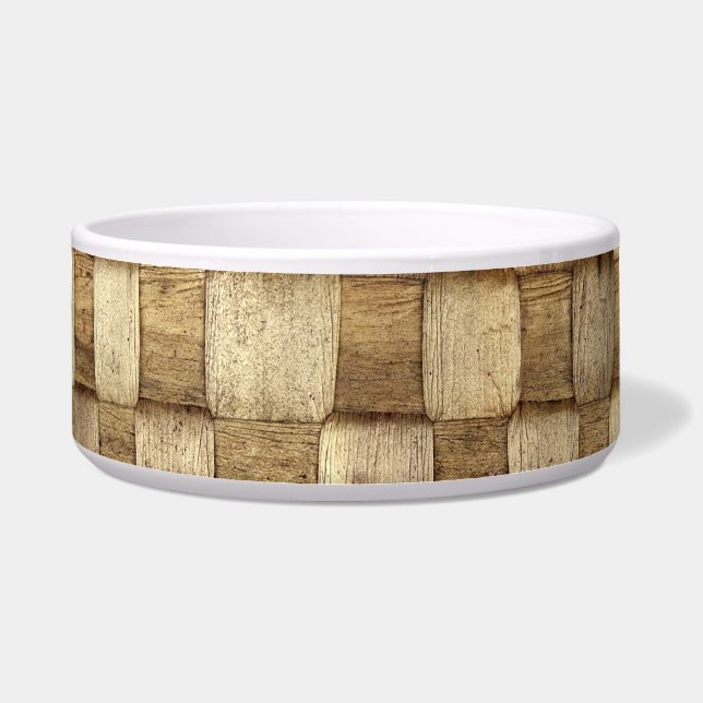 Handmade Craft Basket Seamless Texture Bowl (Front)