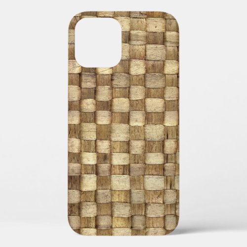 Handmade Craft Basket Seamless Texture iPhone 12 Case