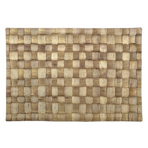 Handmade Craft Basket Seamless Texture Cloth Placemat