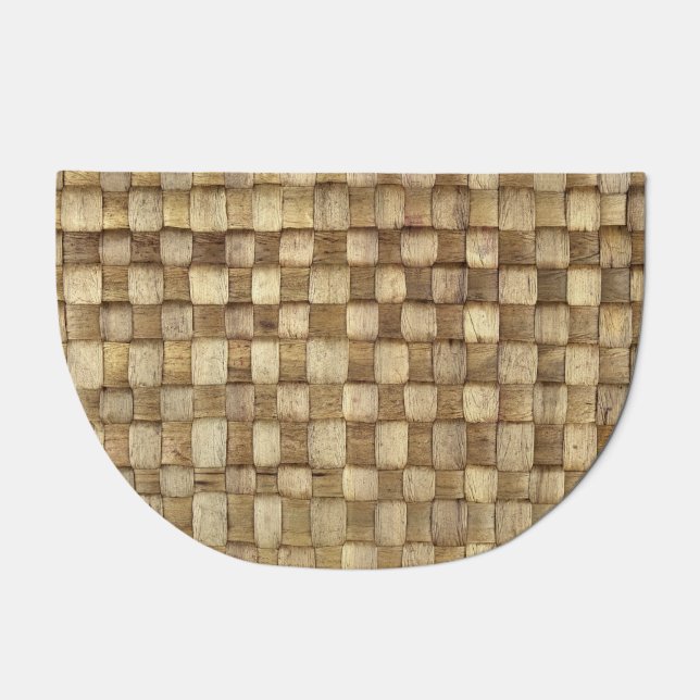 Handmade Craft Basket Seamless Texture Doormat (Front)