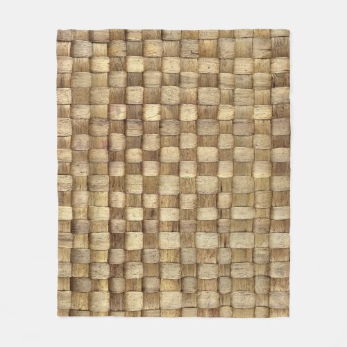 Handmade Craft Basket Seamless Texture Fleece Blanket