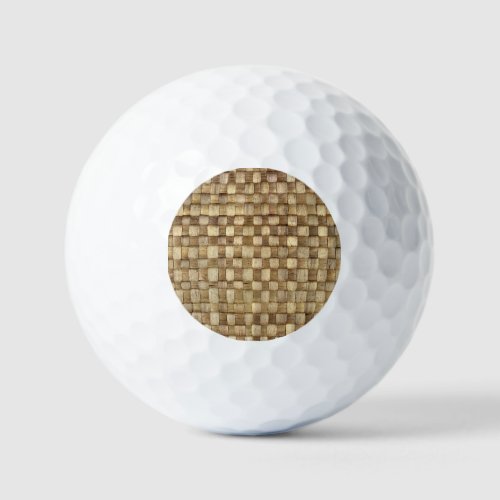 Handmade Craft Basket Seamless Texture Golf Balls