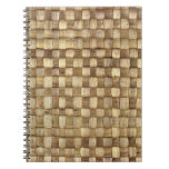 Handmade Craft Basket Seamless Texture Notebook