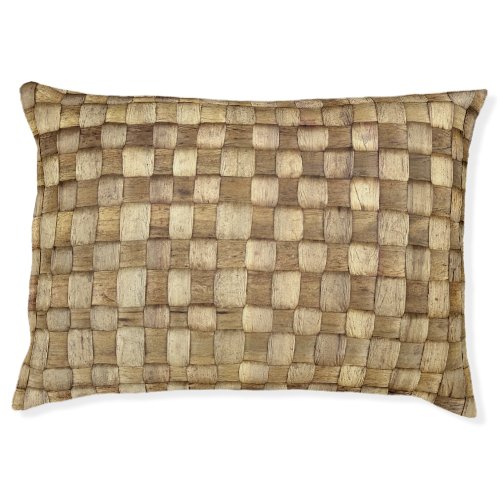 Handmade Craft Basket Seamless Texture Pet Bed