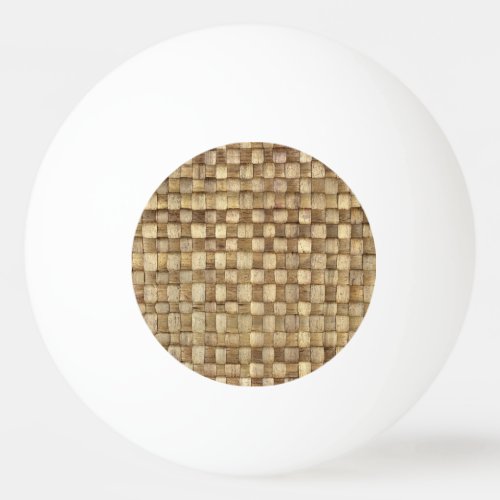 Handmade Craft Basket Seamless Texture Ping Pong Ball