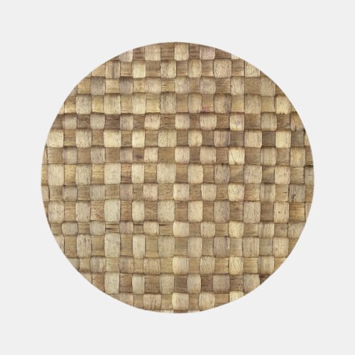 Handmade Craft Basket Seamless Texture Rug