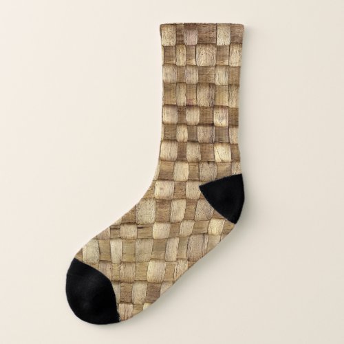 Handmade Craft Basket Seamless Texture Socks