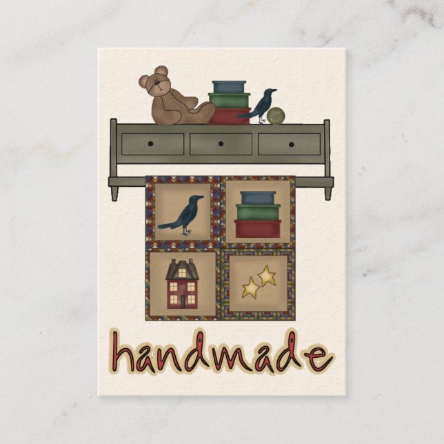 Handmade / Crafter Business Card - SRF (Front)