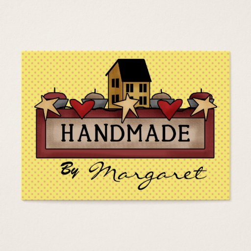 Customizable Handmade / Crafts / Knitting / Sewing Business Card Template