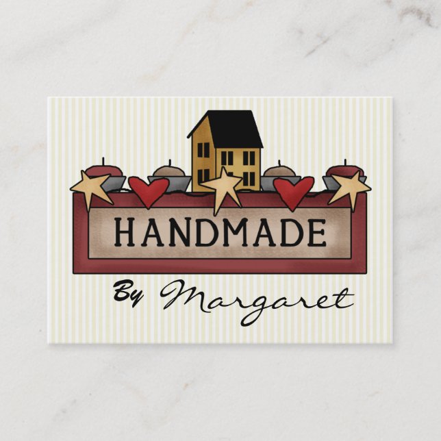 Handmade / Crafts / Knitting / Sewing Business Card (Front)
