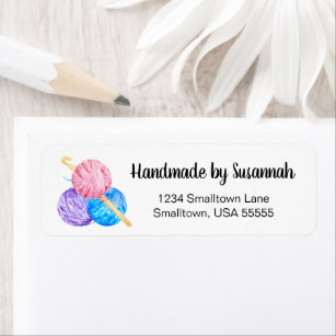 Floral Wreath Labels Iron on Tags With Watercolor Flowers, Personalized for  Handmade Items, Sewing and Knitting 