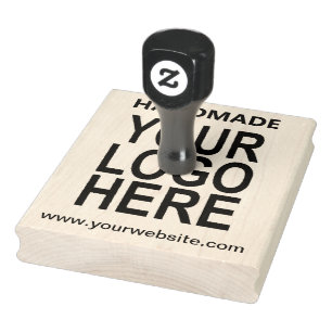 Handmade Custom Business Logo Rubber Stamp