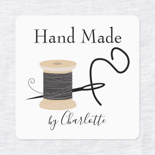 Handmade Dressmakers Personalized Labels