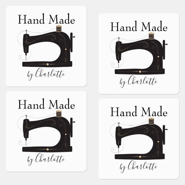Handmade Dressmakers Personalized Labels (Group)