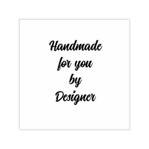 Handmade For You By Designer Custom Cursive Self-inking Stamp