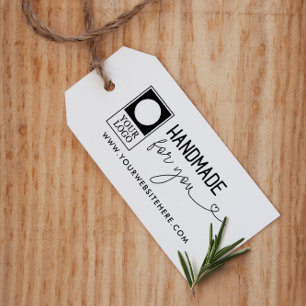 Handmade For You Logo & Website Rubber Stamp