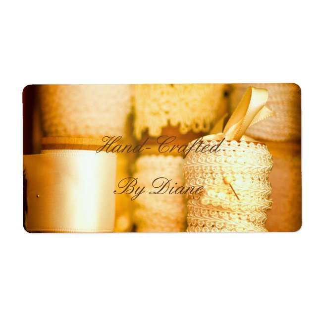 Handmade for You Sunny Ribbons Labels (Front)