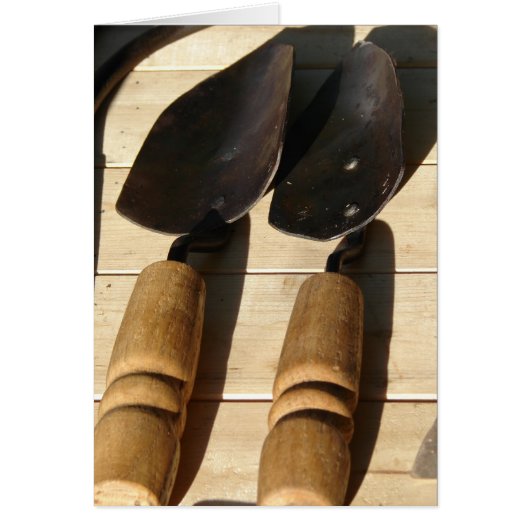 Handmade Garden Tools Cards (Front)