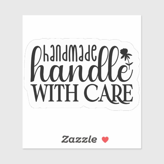 Handmade – Handle With Care Sticker (Sheet)