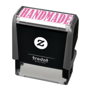 Handmade Homemade Business Framed Simple Words Self-inking Stamp