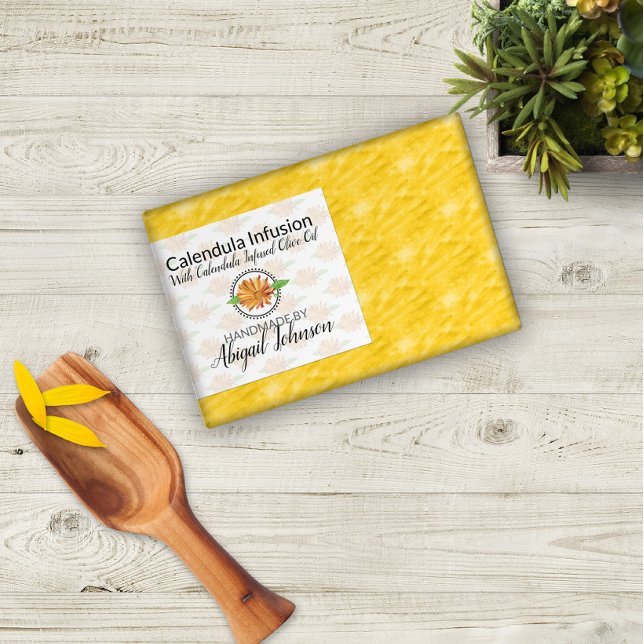 Handmade | Homemade Calendula Soap | Scrub Label (Creator Uploaded)